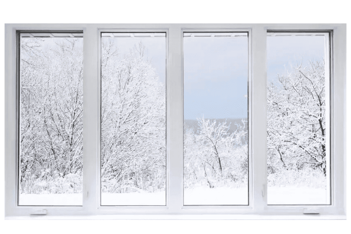 High temperature and extreme cold resistant energy-efficient window