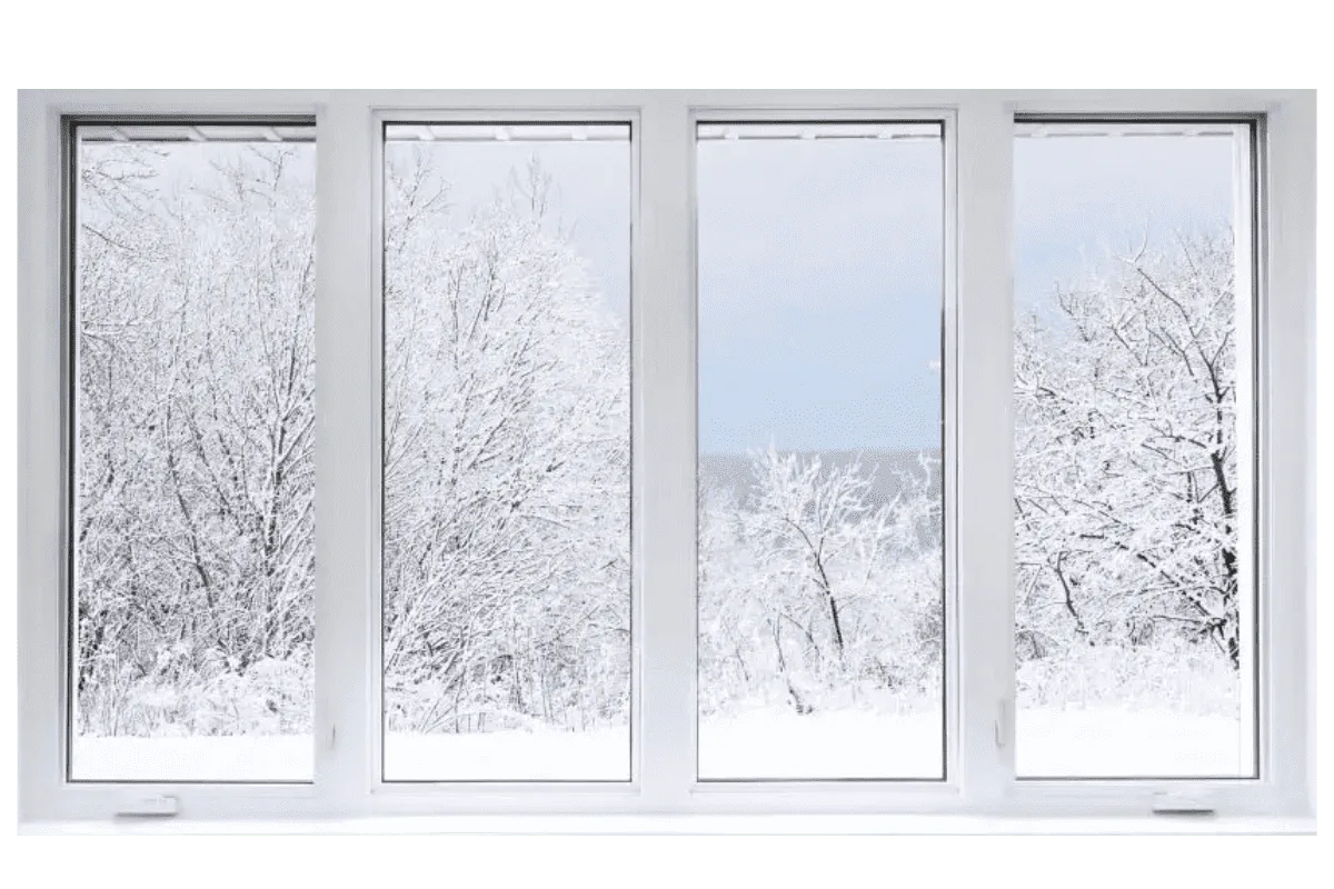High temperature and extreme cold resistant energy-efficient window