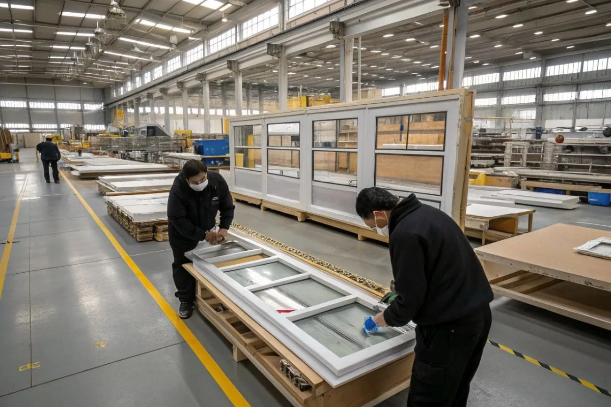 the packaging of window and doors